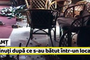 Neamţ: Trei tineri, reţinuţi după ce s-au bătut într-un local