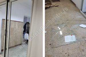 TÂRGOVIȘTE: Romii s-au îmbrâncit cu paznicii, la Spitalul Judeţean. Mai multe geamuri au fost sparte