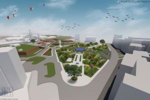 Primarul Mircea Hava dă asigurări că Parcul Unirii şi Monumentul Unităţii Naţionale vor fi gata până la 1 Decembrie