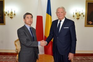 Ambasadorul agreat al Japoniei, Hitoshi Noda, primit de Teodor Melescanu (galerie foto) 