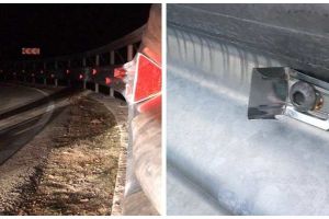 PERICOL pe Transalpina, noaptea sau pe timp de ceaţă. Plăcuţele reflectorizante, supranumite ”ochi de pisică”, au fost furat la doar o zi după ce au fost montate pe parapeţie