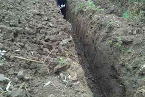 Muniţie neexplodată, găsită la Visuia de o echipă de muncitori (FOTO)