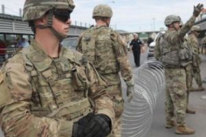 Desfăşurarea STRATEGICĂ a celor 5800 de militari americani la frontiera cu Mexicul