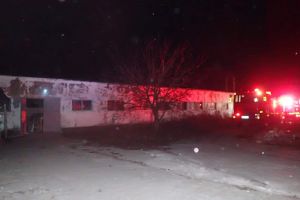 FOTOGALERIE. Incendiu violent la un atelier de tâmplărie din municipiul Satu Mare