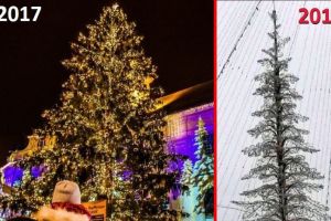 Primăria Rm. Vâlcea cere scuze după postarea cu bradul de Crăciun din Sibiu – ”Este regretabilă”