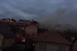 Incendiu la o casă din Baciu