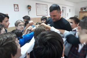 Cristian Ciocan s-a întors pe băncile şcolii