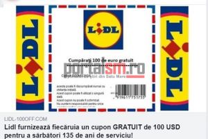 FOTO. Înşelăciune în numele LIDL. Mai mulţi sătmăreni distribuie un mesaj fals!