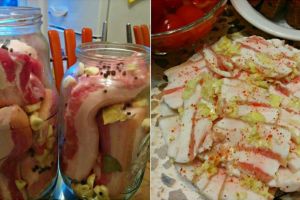 Toţi oaspeţii vor cere această reţetă de slănină! Un mod excelent de sărare a slăninii