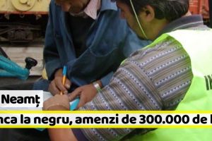 ITM Neamţ: Amenzi de 300.000 de lei pentru munca la negru