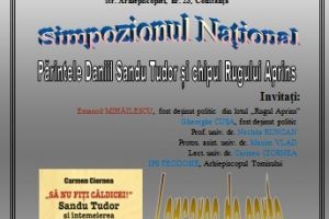Simpozionul national Parintele Daniil Sandu Tudor si chipul Rugului Aprins, la Palatul Arhiepiscopal din Constanta 