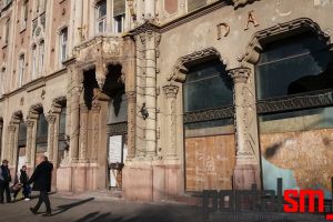 Pregătiri pentru începerea lucrărilor de conservare a Hotelului Dacia