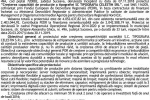 LA LANSAREA PROIECTULUI ”Creşterea capacităţii de producţie a tipografiei SC TIPOGRAFIA ...