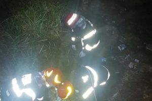 A căzut în canal şi a scăpat teafăr