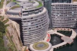 InterContinental Shanghai Wonderland: MINA transformată într-un „ZGÂRIE PÂMÂNT” cu 18 etaje subterane