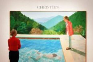 O pictura semnata de David Hockney a fost vanduta cu 90,3 milioane de dolari in doar noua minute