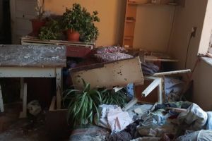 Foto: Explozie la Gorneşti – două victime în stare foarte gravă