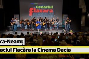 Piatra-Neamţ: Cenaclul Flacăra şi artişti renumiţi la Cinema Dacia pe 22 noiembrie
