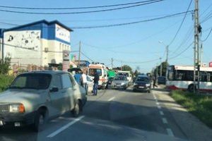 ACUM! GRAV ACCIDENT în Bascov. Două PERSOANE ÎNCARCERATE
