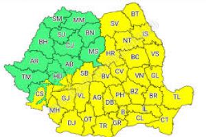 Gorjul, sub cod galben de ninsori