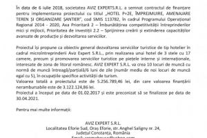 Anunt de presa: Hotel P+2E, imprejmuire,amenajare teren si organizare santier