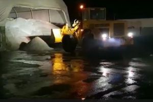 Zeci de tone de material antiderapant folosite de D.R.D.P. Constanta. Unde au actionat echipajele de interventie 