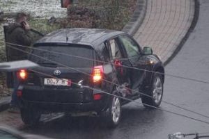 Nou accident în Mănăştur! S-a crezut zmeu în lupta cu tramvaiul şi a piedut - FOTO