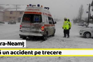 Piatra-Neamţ: Încă un accident pe trecere. O femeie a ajuns la spital