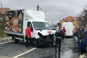 Accident produs de un şofer cu alcoolemie mare – A intrat pe contrasens