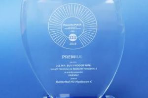 Pentru al doilea an consecutiv, Farmec obţine titlul de „Cel mai bun produs nou” pentru Gerovital H3 Hyaluron C (P)
