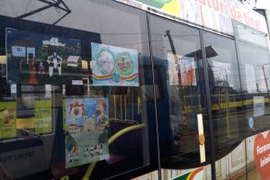 Tramvaiul Centenarului Marii Uniri a circulat prin Oradea (FOTO)