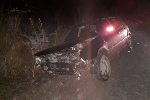 FOTO Autoaccident la Chirpăr – Șofer mort de beat