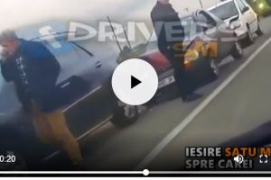 VIDEO. Tamponare în lanţ pe Careiului. Trei maşini, avariate