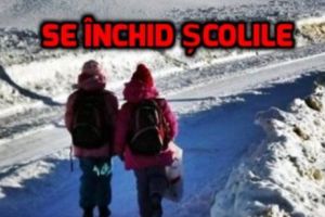 ALERTĂ. ȘCOLI ÎNCHISE din cauza frigului. Anunţul vine din VÂRFUL MINISTERULUI