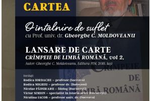 Întâlnire de suflet cu prof. Gheorghe Moldoveanu, la Biblioteca USV