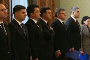 Noii ministri au depus juramantul de investitura in functii