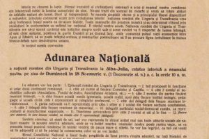 Pe 20 noiembrie, în toate localităţile din judeţul Alba a avut loc ceremonia de dezvelire a plăcilor omagiale având inscripţionate numele delegaţilor de la Marea Unire