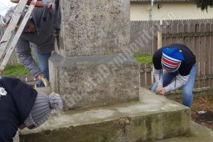 Neamunit Târgovişte continuă recondiţionarea monumentelor ridicate în cinstea eroilor căzuţi pe fronturile de luptă!