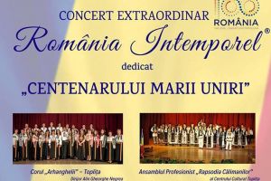 Concert Extraordinar la Topliţa, dedicat Centenarului Marii Uniri