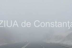 Atentie soferi. Pe drumurile din judetul Tulcea se circula in conditii de ceata densa. Vizibilitatea este foarte redusa