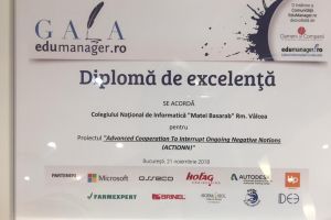 Prof. Alina Veteleanu: Colegiul National de Informatica „Matei Basarab”, PREMIAT la Gala Edumanager