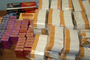 Țigări de contrabandă confiscate