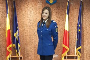 Fetele de la Jandarmerie: Andreea Spiridon adoră uniforma de jandarm