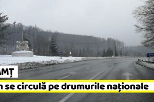 Neamţ: Situaţia traficului. Cum se circulă pe drumurile naţionale (22 noiembrie)