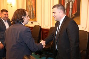 FOTO. Gabriel Leş, întâlnire cu preşedintele Agenţiei Spaţiale Române