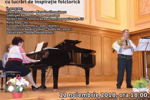 Recital cu lucrări de inspiraţie folclorică, pe scena Universităţii Suceava