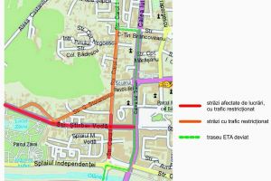 In centrul municipiului începe asfaltarea. Restricţiile de trafic întră în vigoare în noaptea de joi spre vineri