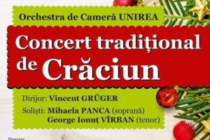 Concert tradiţional de Crăciun, la Ateneul Popular Focşani