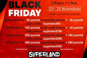Cu până la 66% mai multă distracţie, weekend-ul acesta la SUPERLANDCu până la 66% mai multă distracţie, weekend-ul acesta la SUPERLAND