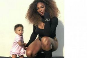 Serena Williams şi fiica ei de un an au făcut turul studiourilor foto